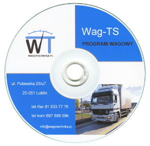 płyta cd z programem wagowym wag-ts